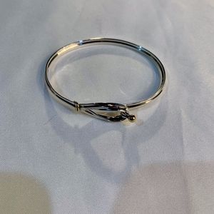 Tiffany rare/vintage hook and eye bracelet. 18K